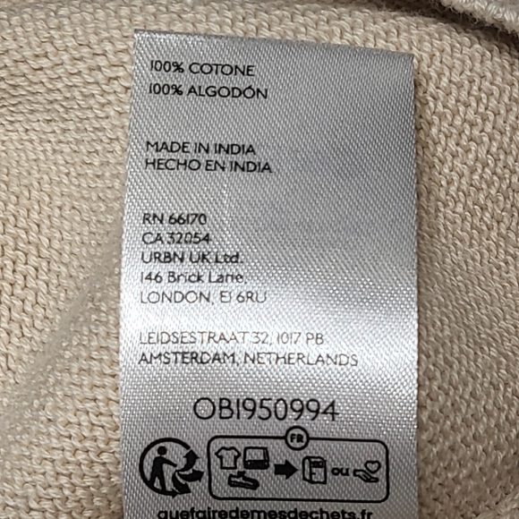 Pilcro Beachy Muscle Sweater Sleeveless Tank Surf Season Sun Women's M - Picture 7 of 10